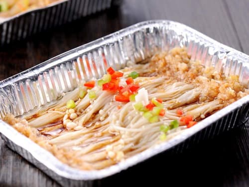会宁锡纸烤金针菇